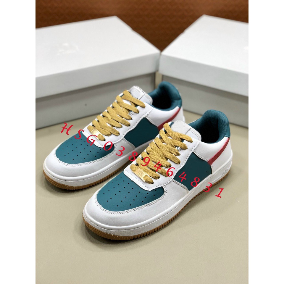 Giày 𝐍 xanh đỏ, đổi màu phiên bản sơn tùng đặc biệt, Giày  A.F bản đẹp full box bill