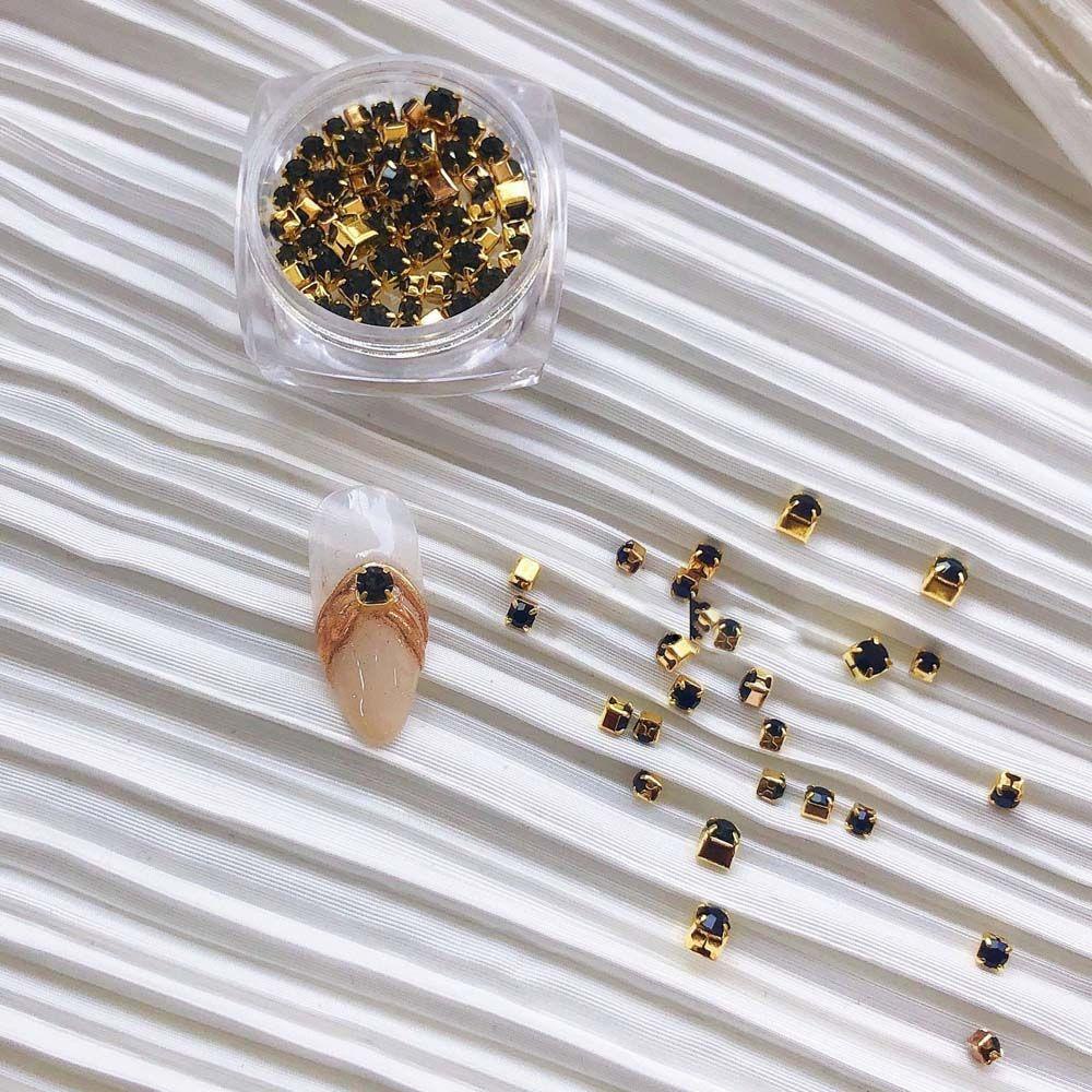 Móng Tay CLEOES|Móng Vuốt Vuông.Kính|Miếng Dán Trang Trí Móng Tay Nghệ Thuật DIY