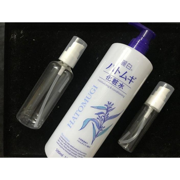 Nước hoa hồng Hatomugi Reihaku 500ml Toner cấp ẩm dưỡng trắng làm mềm da NORI