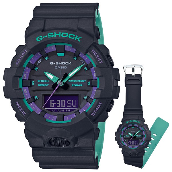 Đồng Hồ Casio Nam Dây Nhựa G-SHOCK GA-800BL-1ADR Chính Hãng