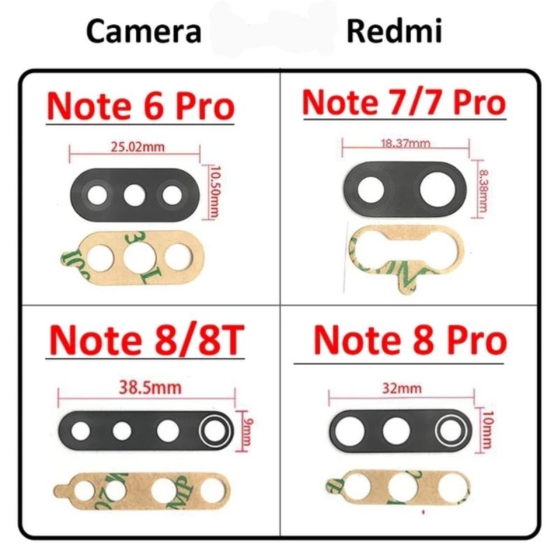 Kính camera Xiaomi Note 7 7 Pro