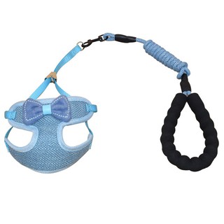 dây dắt yếm body có nơ dành cho chó mèo