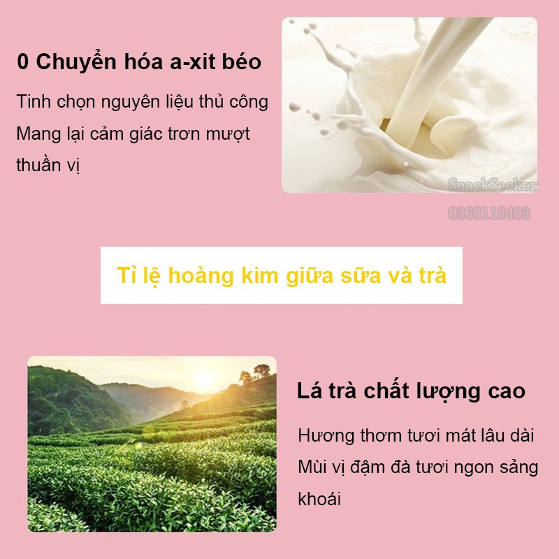 [FREESHIP 50K] Trà Sữa Lắc dạng túi SHAKE MILK TEA Siêu Ngon - Túi 20gr - Đồ ăn vặt Trung Quốc - Snackseeker