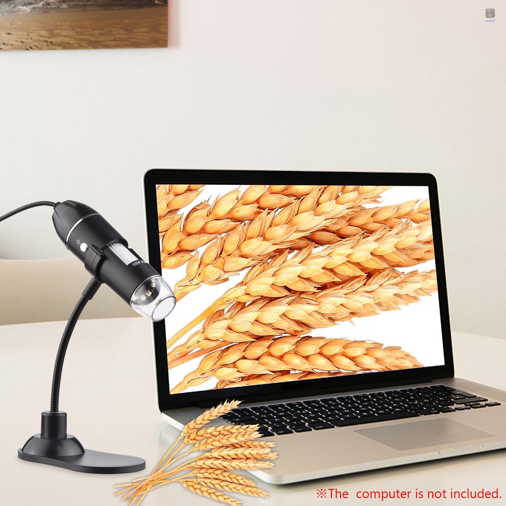 Kính Hiển Vi Kỹ Thuật Số 1000X USB Cầm Tay Mini Có Giá Đỡ Cho Laptop / Máy Tính Để Bàn / Quan Sát Công Nghiệp