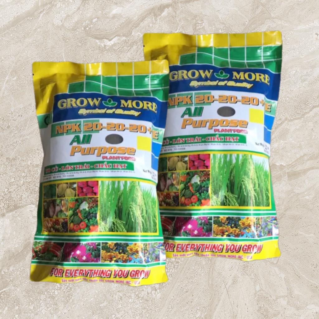 PHÂN BÓN LÁ GROWMORE All Purpose (NPK 20-20-20 + TE) - 1kg