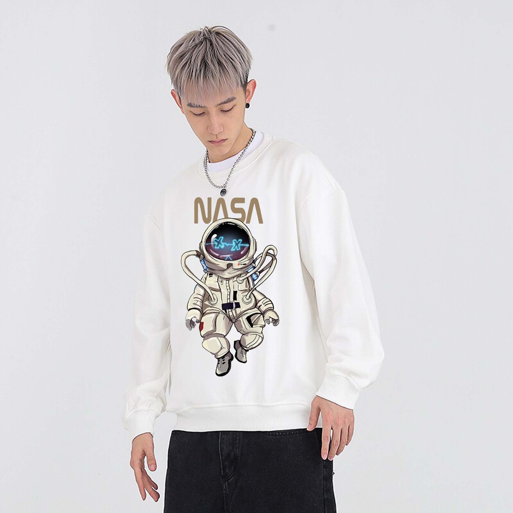 Áo Nỉ Bông Sweater, Áo Hoodie NASA, Nam Nữ Unisex in Công Nghệ Mới Nhất, bền mầu giữ Form chuẩn - Top Trend 2021 | BigBuy360 - bigbuy360.vn