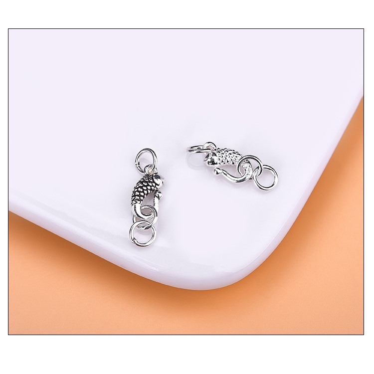 █diy゜ S925 Bạc●Phụ Kiện Móc Khóa Bạc 925 Hình Chim Phượng Hoàng Dùng Làm Trang Sức DIY