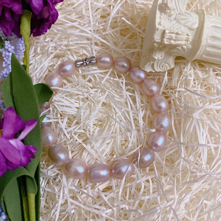 Vòng tay trai thật tự nhiên 10li ánh tím hạt bóng đẹp