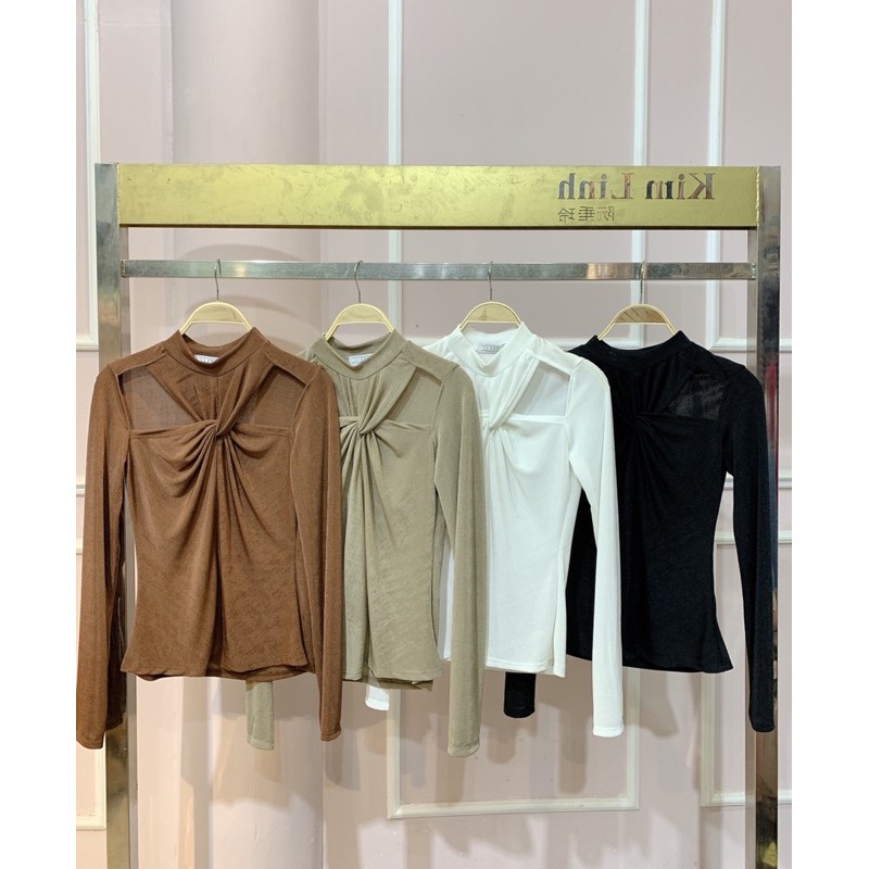Áo thun xoắn ngực - Kim Linh Shop