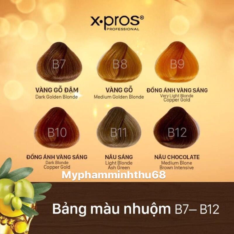 Kem nhuộm tóc bền mầu X•Pros