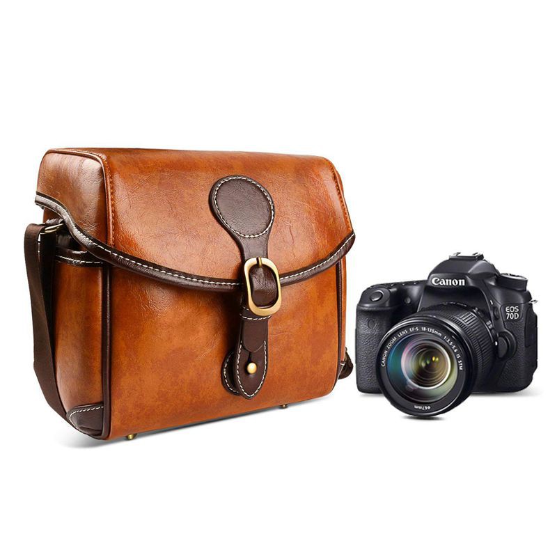 Túi đeo chéo đựng máy ảnh DSLR Vintage chống nước