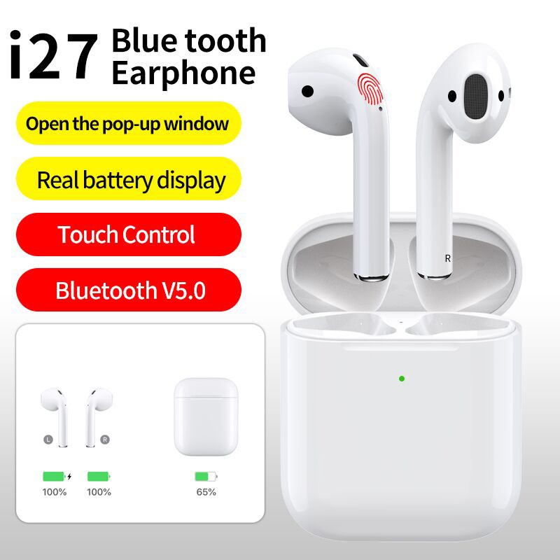 Sport Music In Ear Bluetooth Headphones Wireless Bluetooth Headphone Bluetooth Earphone Universal Portable Airpods 1:1