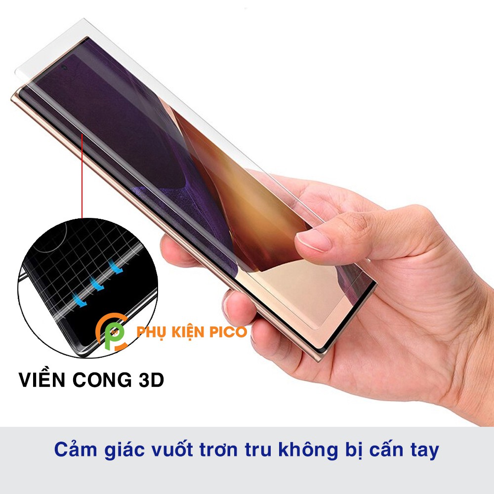 Cường lực Samsung Galaxy Note 20 Ultra / Note 10 Plus / Note 10 Pro full màn hình đèn UV cỡ lớn chính hãng T-Max