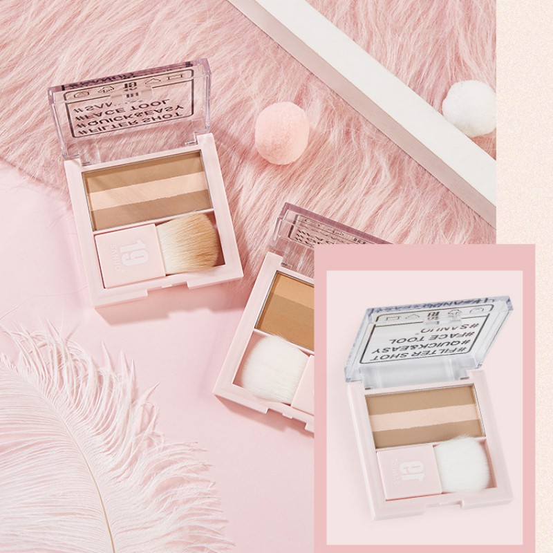 [Hàng mới về] Bảng phấn bắt sáng SANOO chống nước lâu trôi giúp làm sáng da | BigBuy360 - bigbuy360.vn