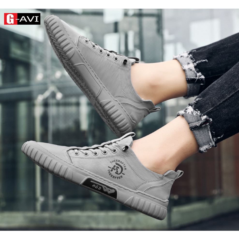 Giày thể thao nam vải jeans HSD mẫu mới hot trend 2022 kiểu dáng trẻ trung, năng động, cá tính Mã 9198, 306