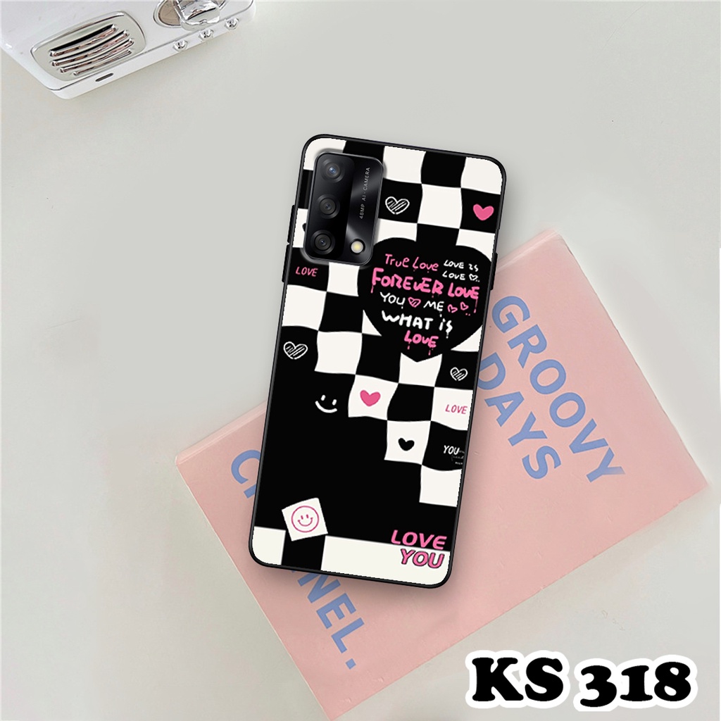 Ốp lưng Oppo A74 - Oppo A74 5G - Ốp in hình họa tiết caro - Chất liệu TPU siêu bền, sang trọng