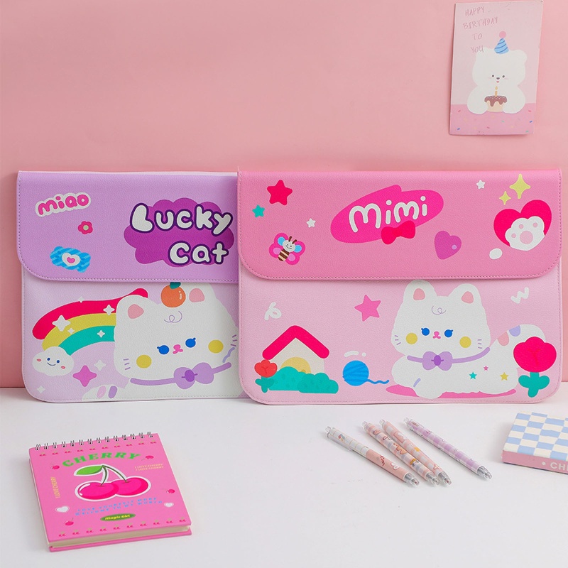 Túi Đựng Laptop Họa Tiết Hoạt Hình Thỏ Bunny Dễ Thương Kích Thước 12 9 13 13 3inch Pouc