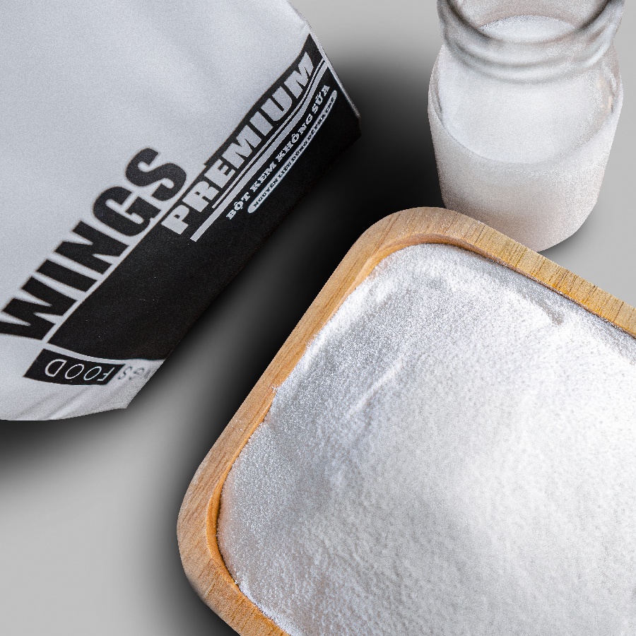 Bột sữa béo pha trà sữa Wings 1kg Nguyên Liệu Pha Chế Sỉ Hà Nội
