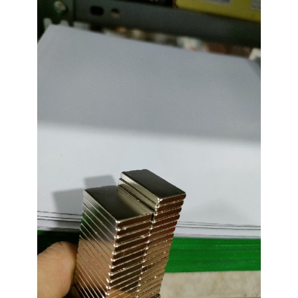 Nam châm viên 25x15x3mm siêu mạnh, nam châm hình chữ nhật dùng thí nghiệm, máy phát điện, giảng dạy