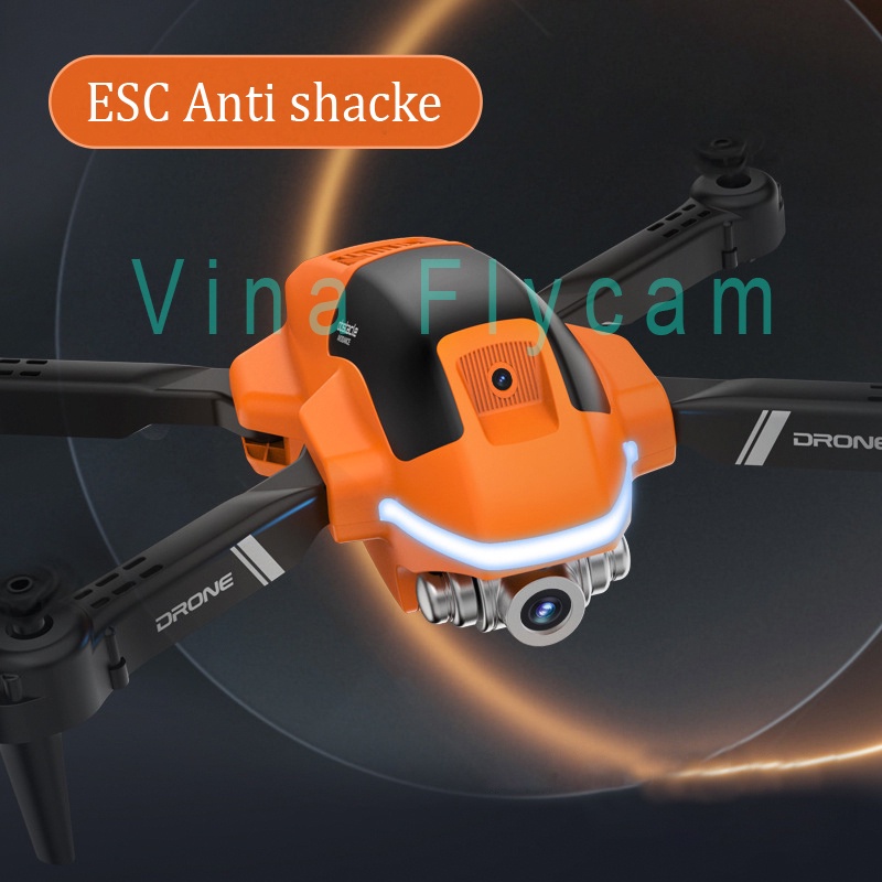 Flycam giá rẻ, Flycam S5 - Cảm biến vật cản, Camera truyền hình ảnh trực tiếp về điện thoại.