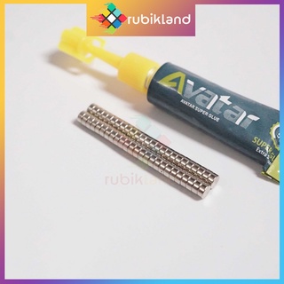 50 Viên Nam Châm Tròn Mod Rubik Loại Xịn (Đường Kính x Chiều Cao) Keo Avatar Mod Nam Châm