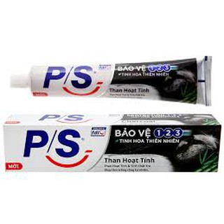 Kem đánh răng ps bảo vệ 123 than hoạt tính 180g