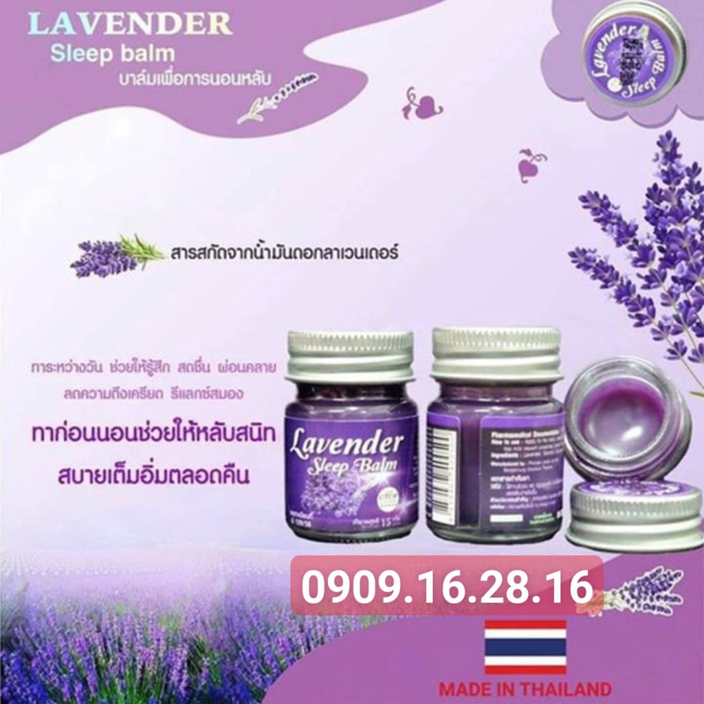 DẦU LAVENDER GIÚP NGỦ NGON THÁI LAN