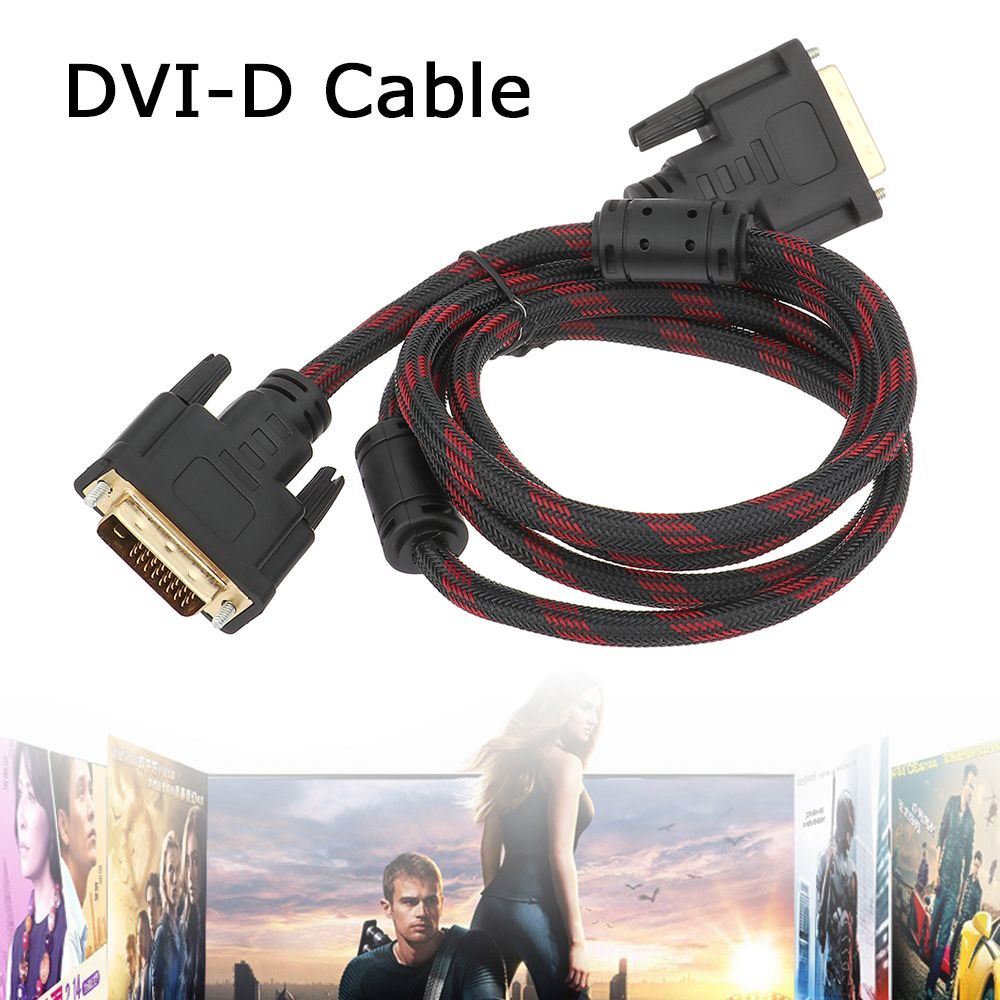 ☆Yola☆ Cáp chuyển đổi DVD DVI sang DVI-D tốc độ cao 1.5 m cho máy tính HDTV 25 pin (24+1 pin)