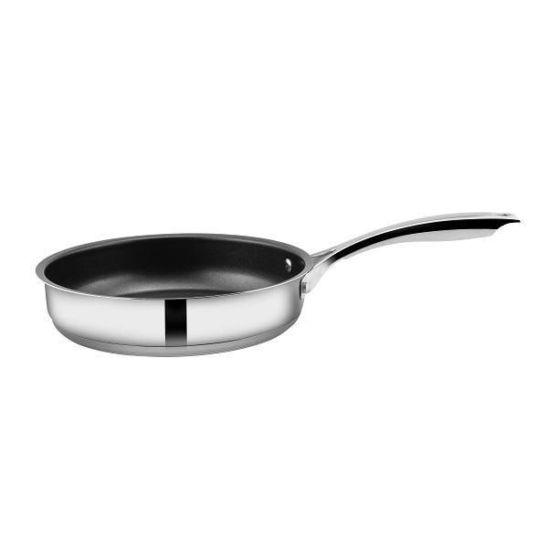 Chảo Inox chống dính 3 đáy MaxA EL 3760 size 16cm  20cm 24cm 26cm