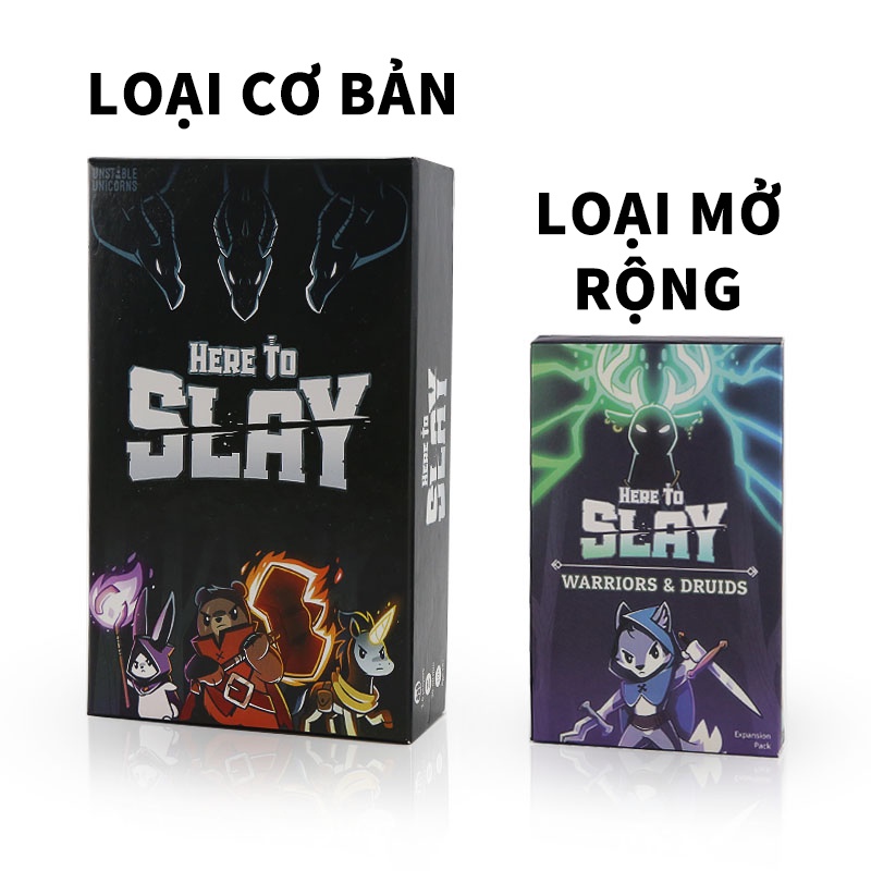 Here to Slay - Trò Chơi Board Game - Loại thẻ mở rộng bản cao cấp - SN402