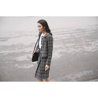 Áo vest croptop phối ren