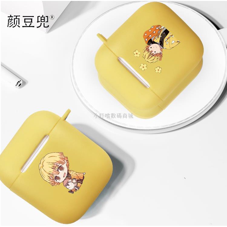 Vỏ Bảo Vệ Hộp Sạc Tai Nghe Airpods Pro Apple Bluetooth Không Dây In Họa Tiết Hoạt Hình Demon Slayer Ốp | BigBuy360 - bigbuy360.vn
