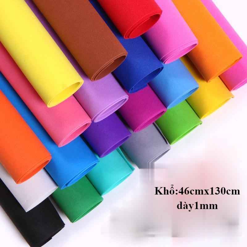 Xốp mút eva khổ 46x130cm dày 10mm