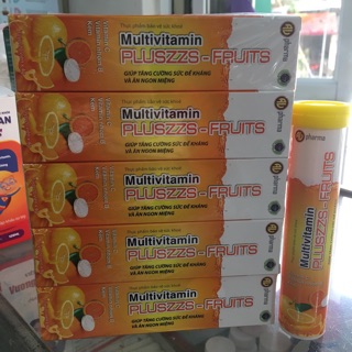 C sủi vị cam - chanh leo (tuýp to 20 viên)