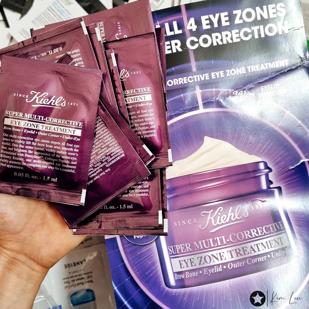 Sample mẫu thử kem dưỡng, serum dưỡng da, kem mắt cao cấp Mỹ