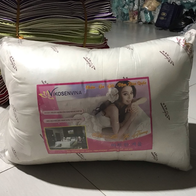 Gối nằm vikosenvn 50 nhân 70( hàng thương hiệu 1,5kg)