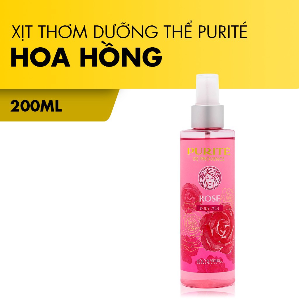 XỊT THƠM DƯỠNG THỂ PURITE 200ML