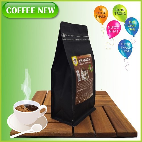 1Kg (2 Gói 500gr) Cafe ARABICA và ROBUSTA - TẶNG THÌA ĐONG CAFE- Hương Thơm Thanh Thoát -Vị Chua Thanh -- Coffee New