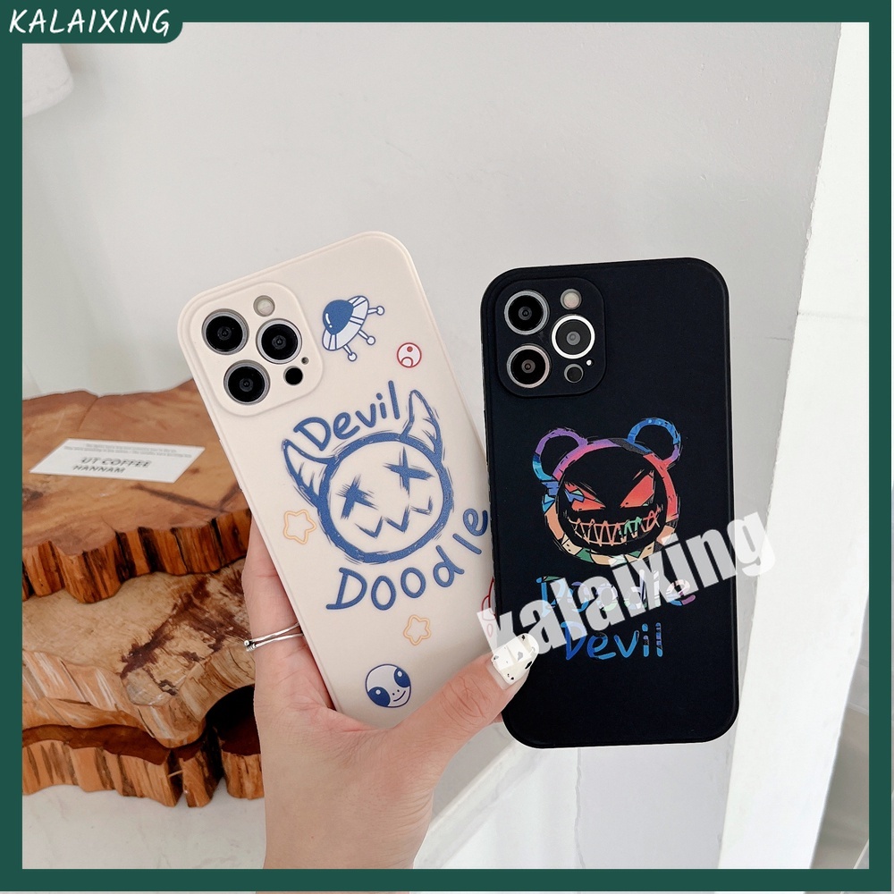 Ốp Điện Thoại Mềm Hình Ác Quỷ Cho iPhone 6 6s 7 8 7plus 8plus 6plus 14 / 13 / 12 / 11 Pro Max 13mini 12mini X Xs Max Xr