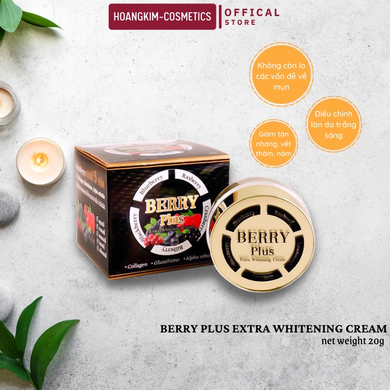 Kem dưỡng trắng da sạch nám Berry Plus 5X 20g Thái Lan