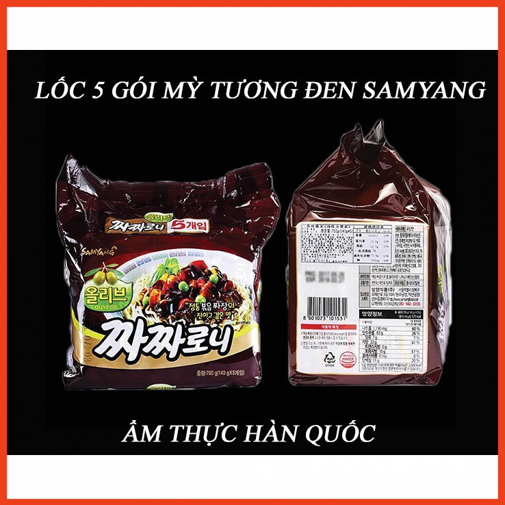 MÌ TƯƠNG ĐEN SAMYANG LỐC 5 GÓI