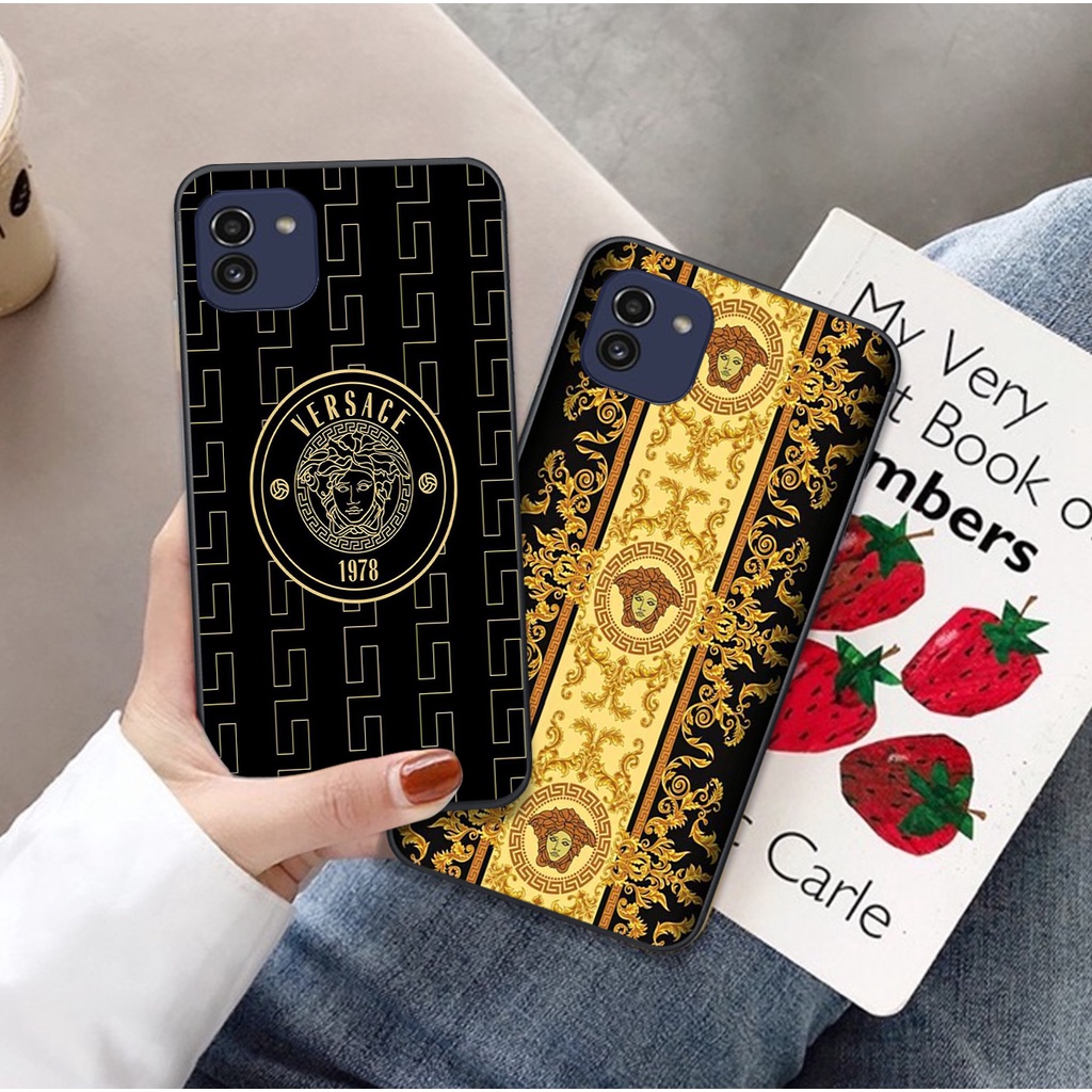 Ốp Samsung A03 in hình thương hiệu sang trọng cá tính siêu bền