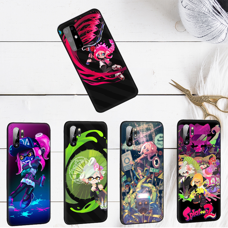 Ốp Điện Thoại Silicon Mềm Hình Splatoon 2 Cho Samsung Galaxy A9 A8 + A8 A7 A6 + A6 Plus 2018 A3 A5 2016 2017 Ns50