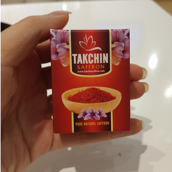 Nhụy hoa nghệ tây Takchin Saffron Iran chính hãng loại Super Negin lọ 1 g