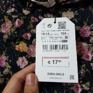 (Auth) áo voan Zara (có size mẹ con)