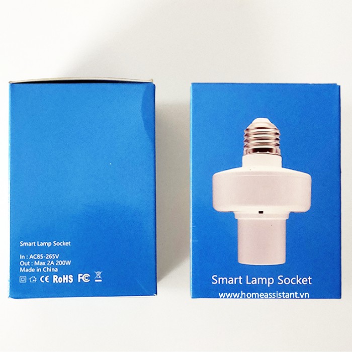 Đui Đèn Wifi Zigbee Tuya Điều Khiển Bật Tắt Đèn 2A SC01