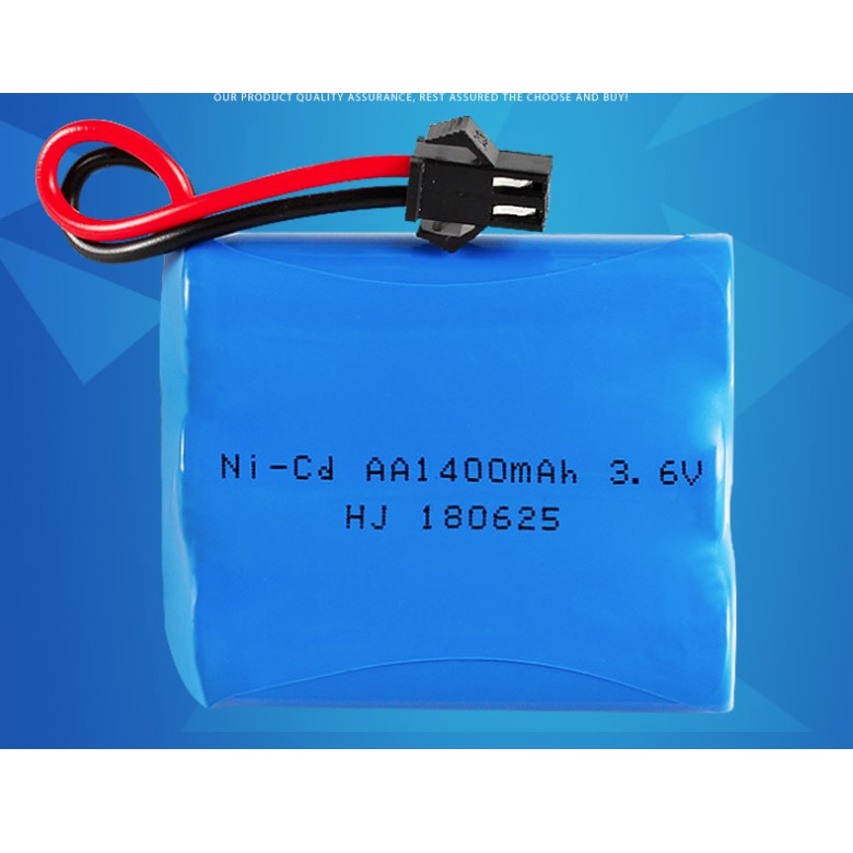 Pin 3.6v 1400mAh dùng cho xe điều khiển, xe công trình đồ chơi