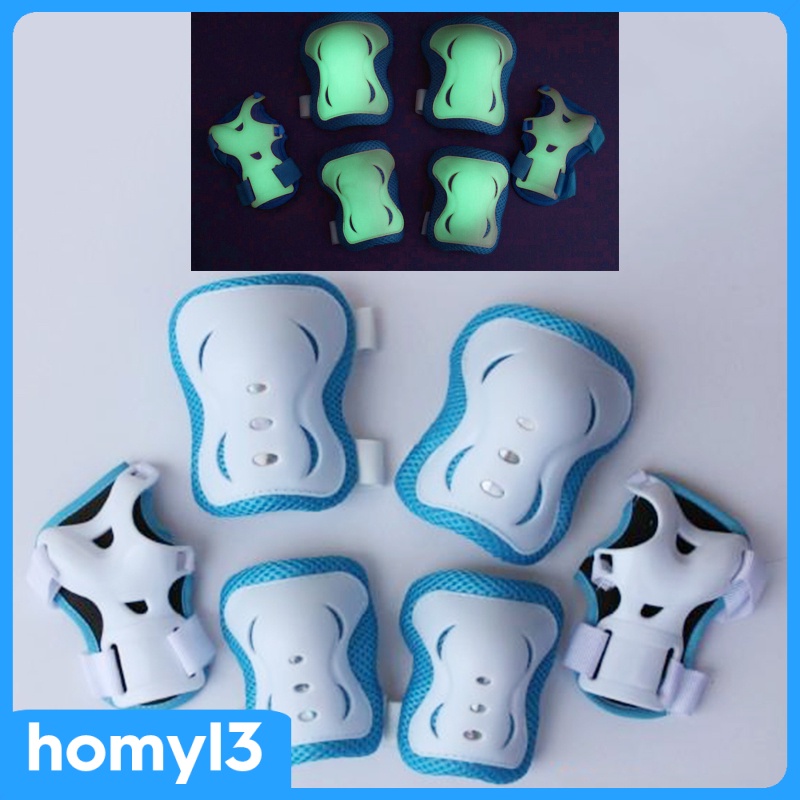 Bộ Đai Quấn Bảo Vệ Đầu Gối Và Khuỷu Tay 6 Trong 1 Cho Bé Khi Đi Xe Đạp / Trượt Ván