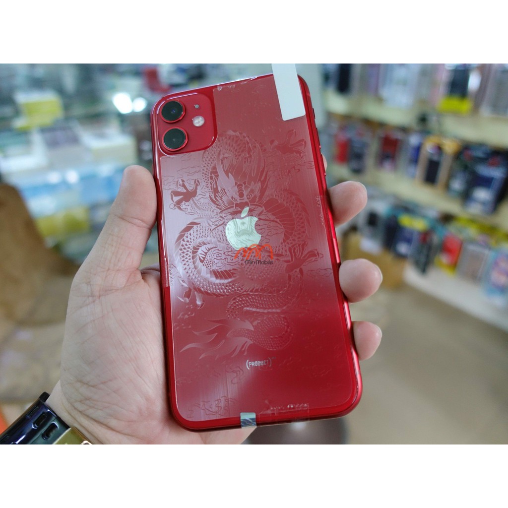 Dán lưng 3D vân rồng iPhone 11
