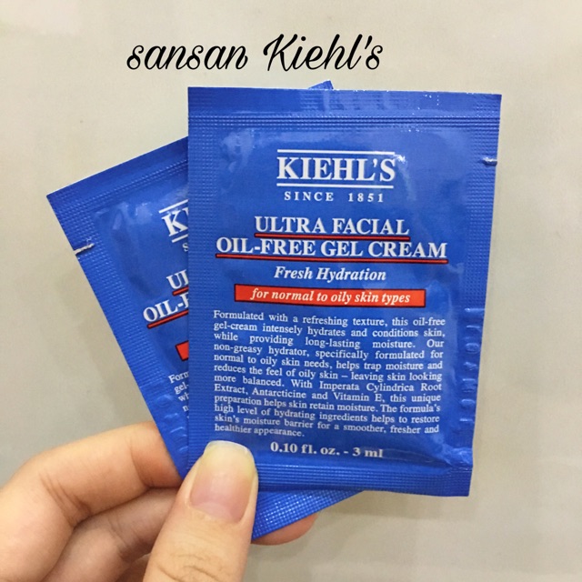 Kem dưỡng ẩm cho da dầu và mụn Kiehl's Ultra Facial Oil-Free Gel-Cream Sample | BigBuy360 - bigbuy360.vn